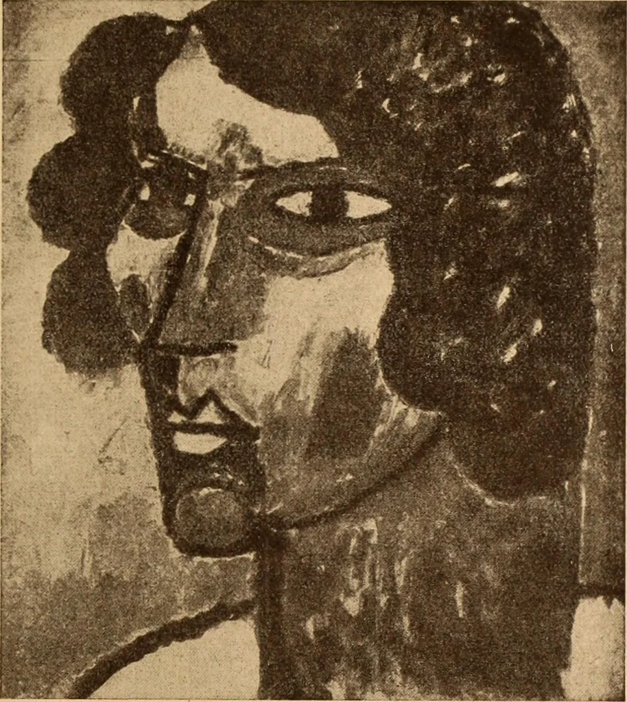 An illustration from Einfuhrung in die moderne Kunst, 1917, leaf 68