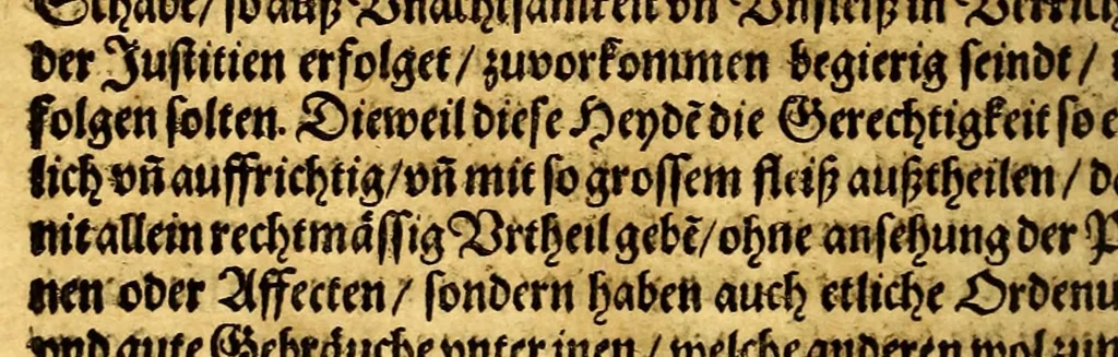 An illustration from Ein neuwe, kurtze, doch warhafftige Beschreibung dess gar grossmächtigen weitbegriffenen, bisshero vnbekandten Königreichs China: seiner fünffzehen gewaltigen Prouincien ..., 1589, leaf 134