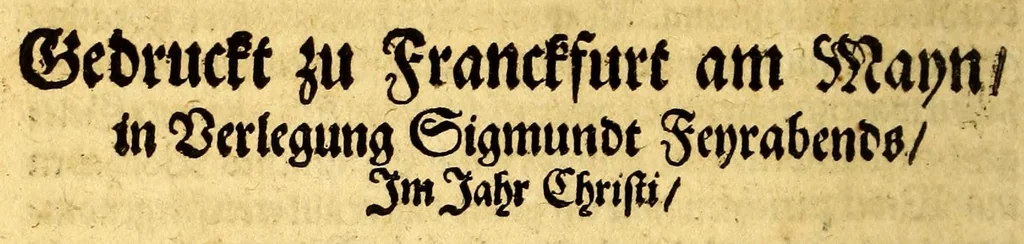 An illustration from Ein neuwe, kurtze, doch warhafftige Beschreibung dess gar grossmächtigen weitbegriffenen, bisshero vnbekandten Königreichs China: seiner fünffzehen gewaltigen Prouincien ..., 1589, leaf 204