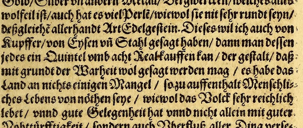 An illustration from Ein neuwe, kurtze, doch warhafftige Beschreibung dess gar grossmächtigen weitbegriffenen, bisshero vnbekandten Königreichs China: seiner fünffzehen gewaltigen Prouincien ..., 1589, leaf 35