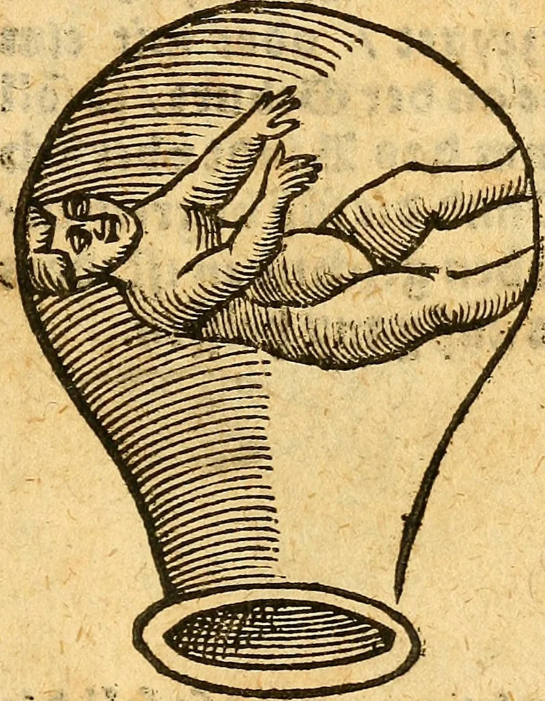 An illustration from Ein newer Albertus Magnus. Von Weybern vnd Geburten der Kinder, sampt jhren Artzneyen. Auch von Tugenden etlicher fürnemer Kreüter, vnd von Krafft der Edlen Gestein. Von art vnd Natur etlicher Thier. Mit sampt einem bewerten Regiment für die Pestilentz. Alles auffs new gebessert, durch Q. Apollinarem, 1602, leaf 22