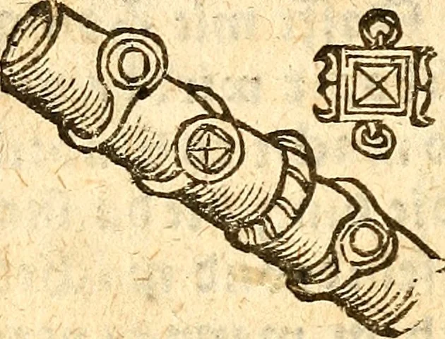 An illustration from Ein newer Albertus Magnus. Von Weybern vnd Geburten der Kinder, sampt jhren Artzneyen. Auch von Tugenden etlicher fürnemer Kreüter, vnd von Krafft der Edlen Gestein. Von art vnd Natur etlicher Thier. Mit sampt einem bewerten Regiment für die Pestilentz. Alles auffs new gebessert, durch Q. Apollinarem, 1602, leaf 47