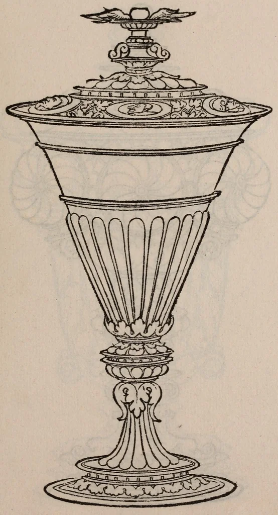 An illustration from Ein new Kunst-Büchlein; a book of ornamental designs for goldsmiths, 1897, leaf 27