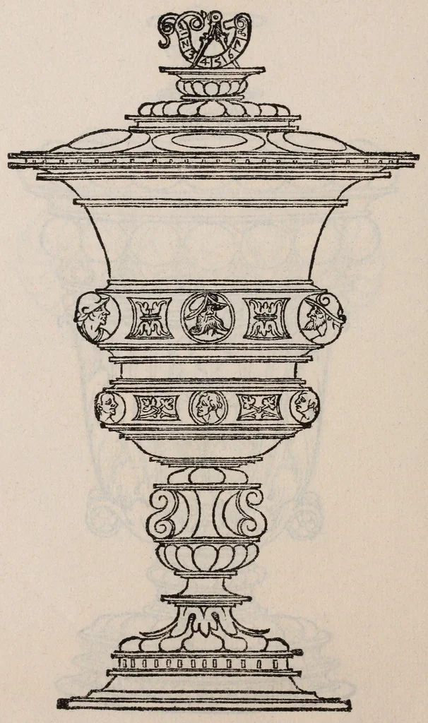 An illustration from Ein new Kunst-Büchlein; a book of ornamental designs for goldsmiths, 1897, leaf 30