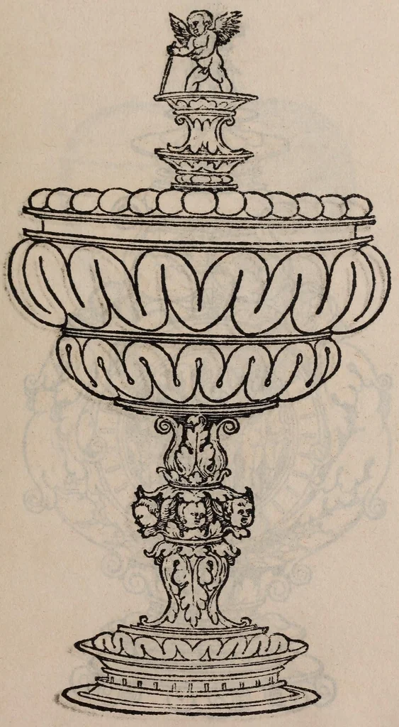 An illustration from Ein new Kunst-Büchlein; a book of ornamental designs for goldsmiths, 1897, leaf 33