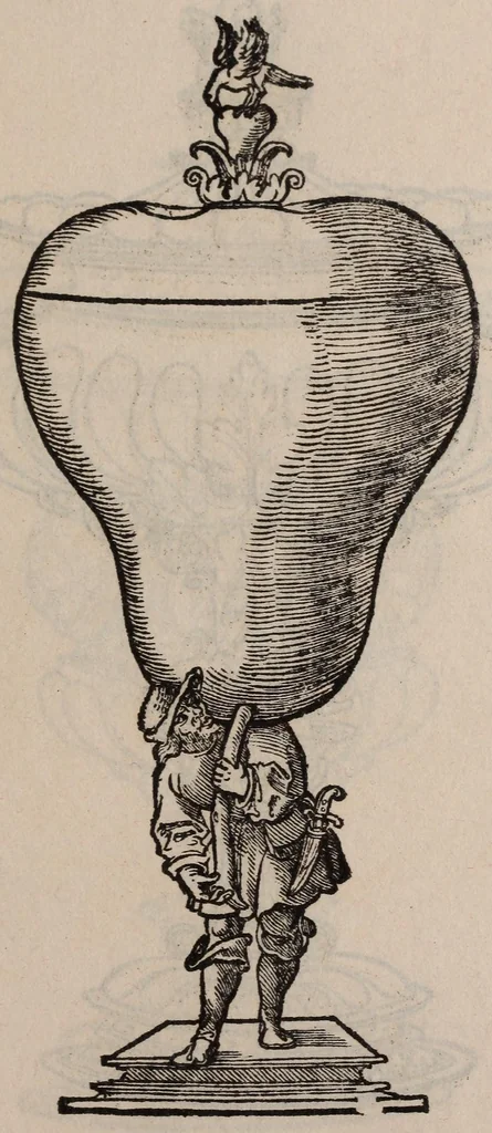 An illustration from Ein new Kunst-Büchlein; a book of ornamental designs for goldsmiths, 1897, leaf 35