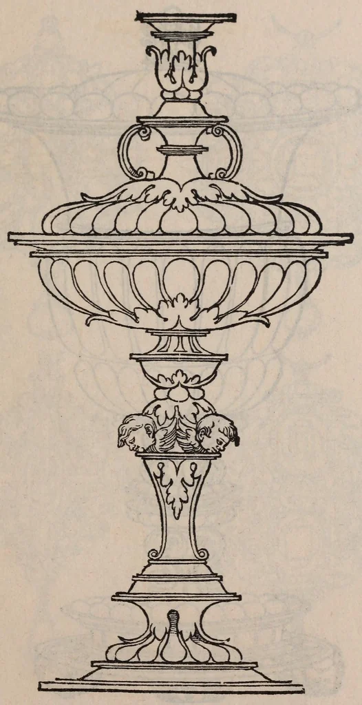 An illustration from Ein new Kunst-Büchlein; a book of ornamental designs for goldsmiths, 1897, leaf 45