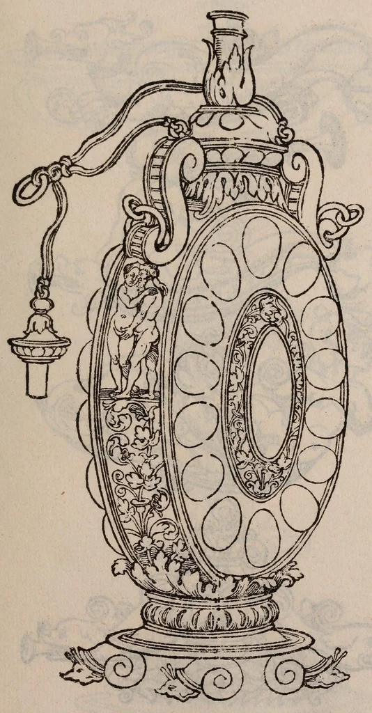 An illustration from Ein new Kunst-Büchlein; a book of ornamental designs for goldsmiths, 1897, leaf 49