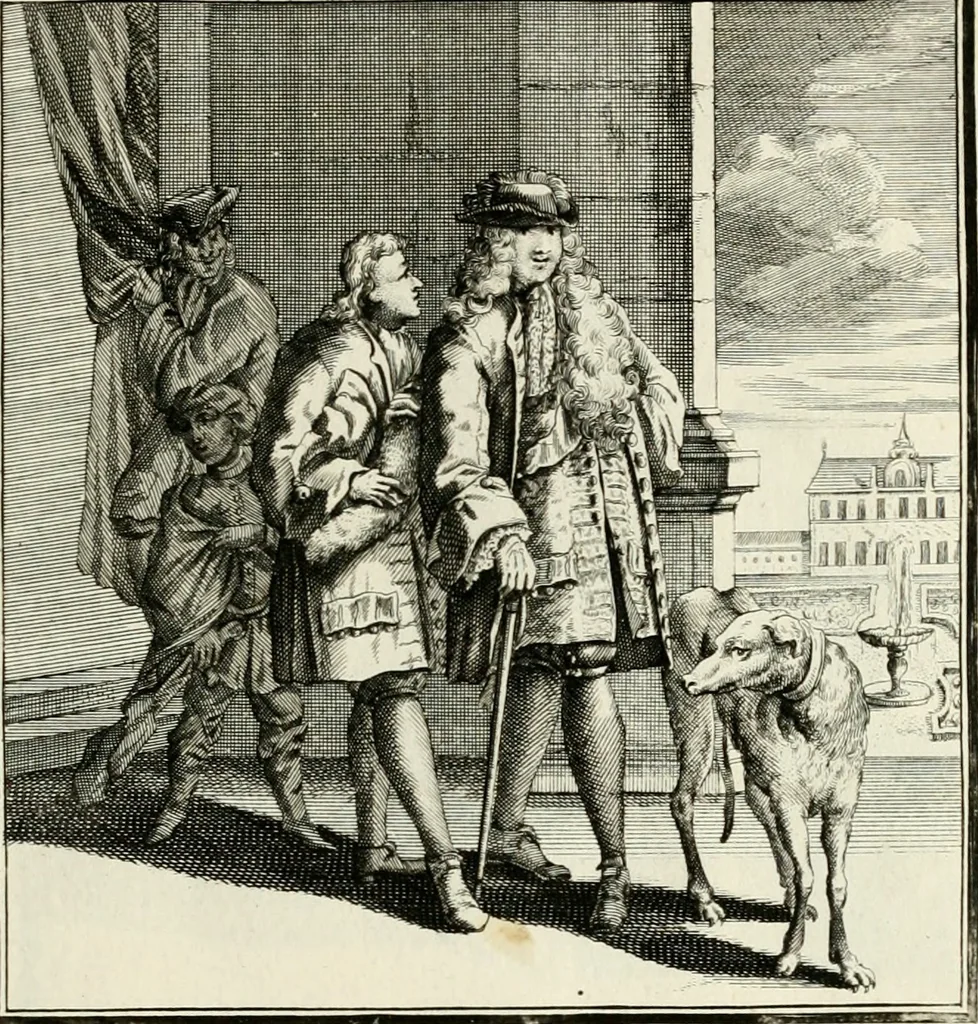 An illustration from Ein Schock Phantastn in einem Kasten : mit ihrem Pourtrait gar net in Kupffer gebracht und ausgelacht, samt einer Vorred, 1700, leaf 52