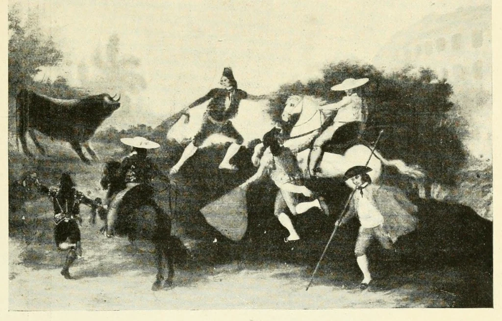 An illustration from El Arte en la tauromaquia : catálogo de la exposición, 1918, leaf 119
