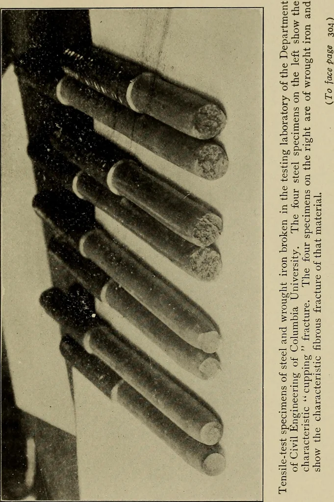 An illustration from The elasticity and resistance of the materials of engineering, 1915, leaf 338