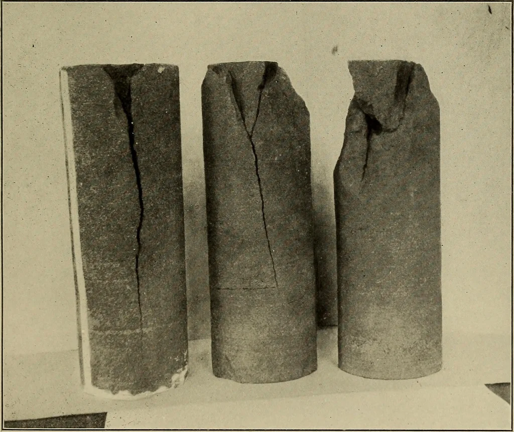 An illustration from The elasticity and resistance of the materials of engineering, 1915, leaf 424