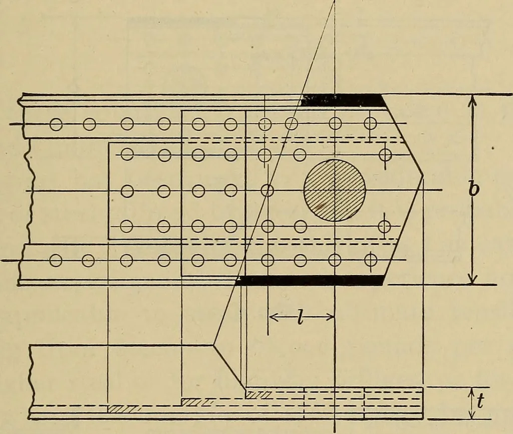 An illustration from The elasticity and resistance of the materials of engineering, 1915, leaf 558