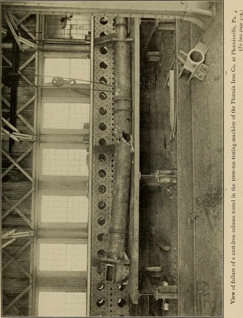 An illustration from The elasticity and resistance of the materials of engineering, 1915, leaf 568