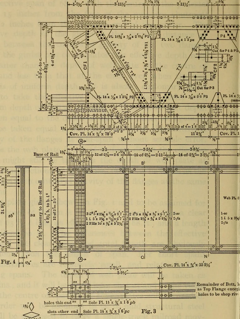 An illustration from The elasticity and resistance of the materials of engineering, 1915, leaf 739