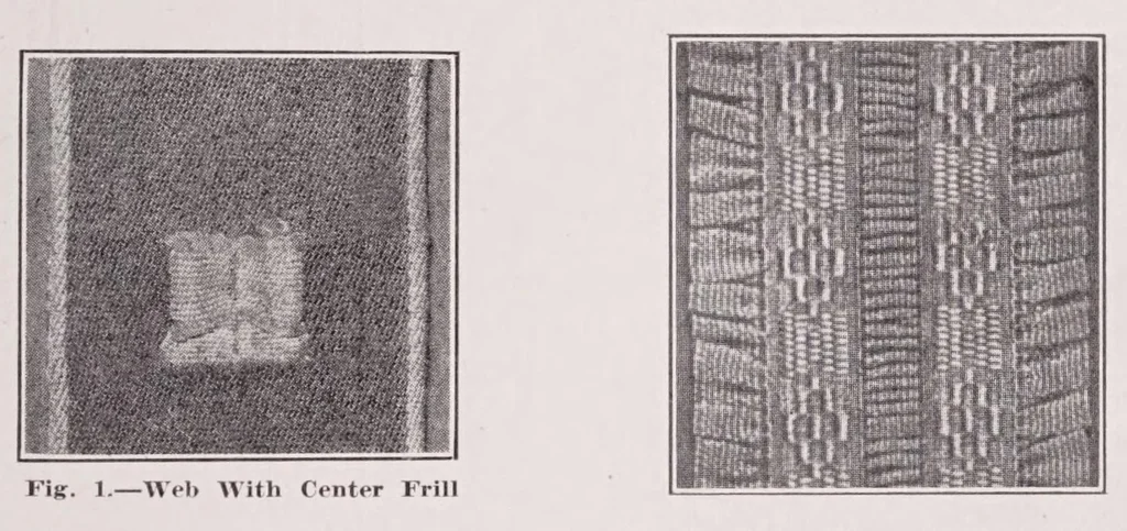 An illustration from Elastic and non-elastic narrow fabrics, 1923, leaf 47