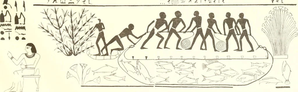 An illustration from El Bersheh, 1893, leaf 113