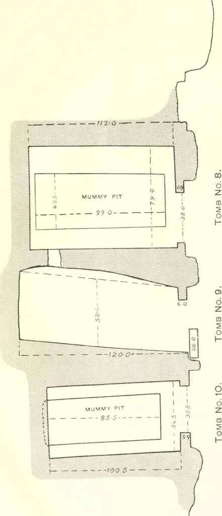 An illustration from El Bersheh, 1893, leaf 121