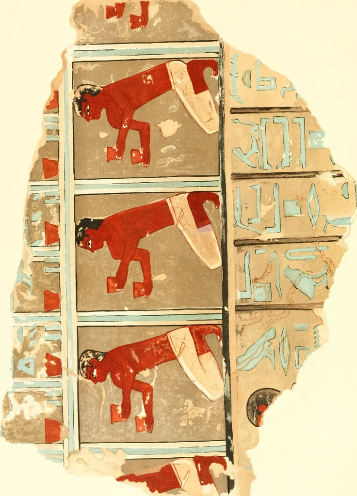 An illustration from El Bersheh, 1893, leaf 4