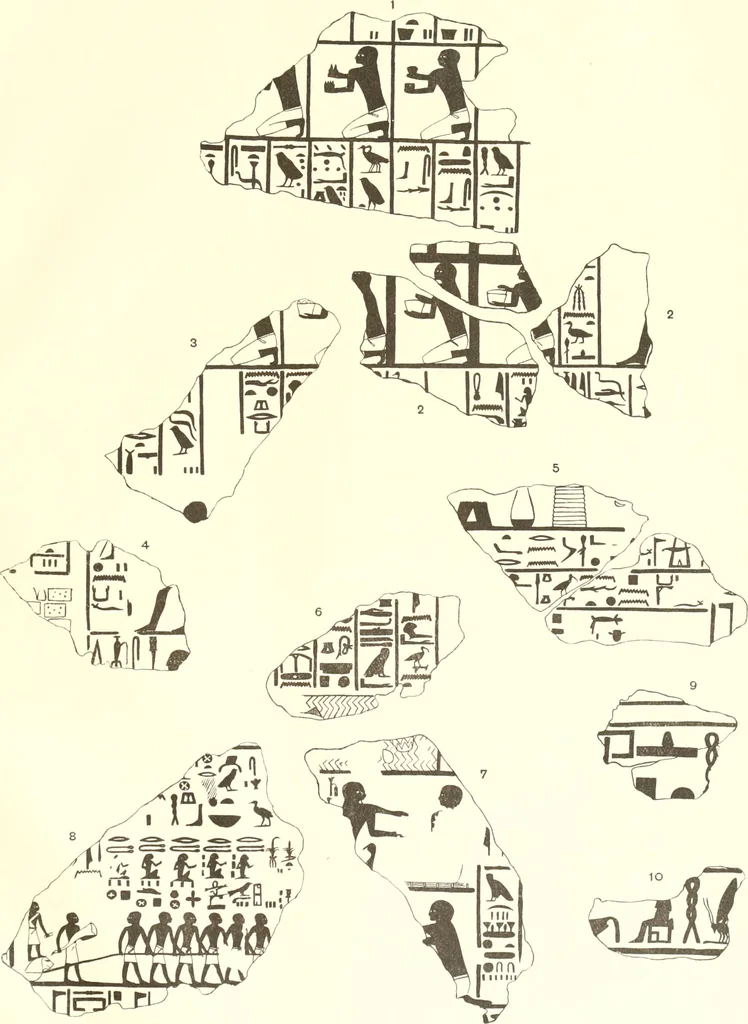 An illustration from El Bersheh, 1893, leaf 99