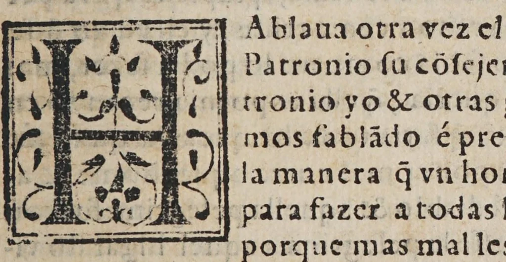 An illustration from El Conde Lvcanor : Compuesto por el excelentissimo principe Don Iuan Manuel ... Dirigido por Gonçalo de Argote y de Molina, al ... Seņor Don Pedro Manvel .., 1575, leaf 297