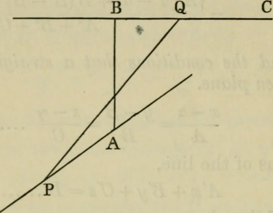An illustration from An elementary treatise on solid geometry, 1886, leaf 40