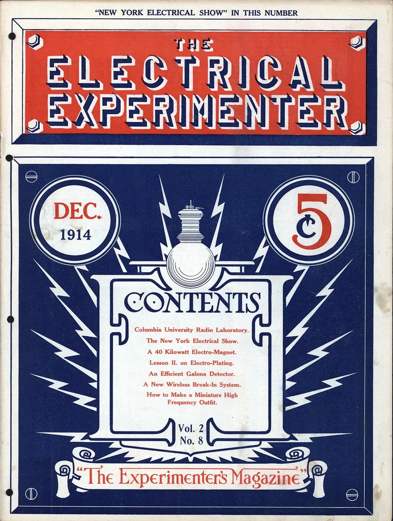An illustration from Electrical Experimenter 1914-12, 1914, leaf 0