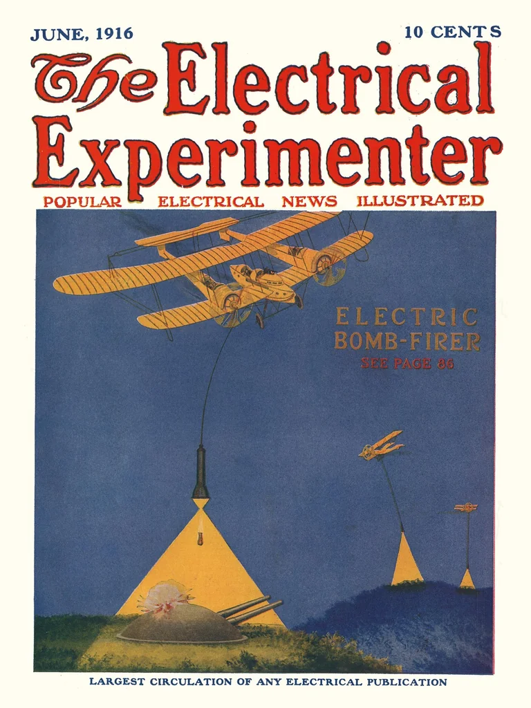 An illustration from Electrical Experimenter 1916-06, 1916, leaf 0