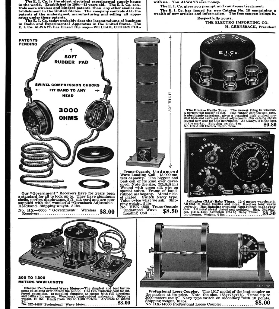 An illustration from Electrical Experimenter 1917-03, 1917, leaf 55