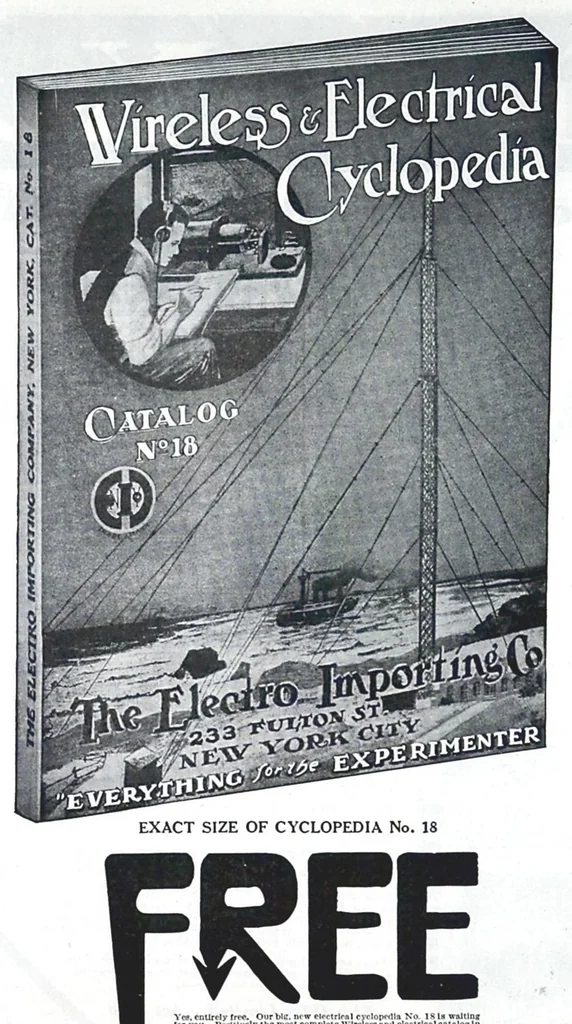 An illustration from Electrical Experimenter 1917-04, 1917, leaf 52