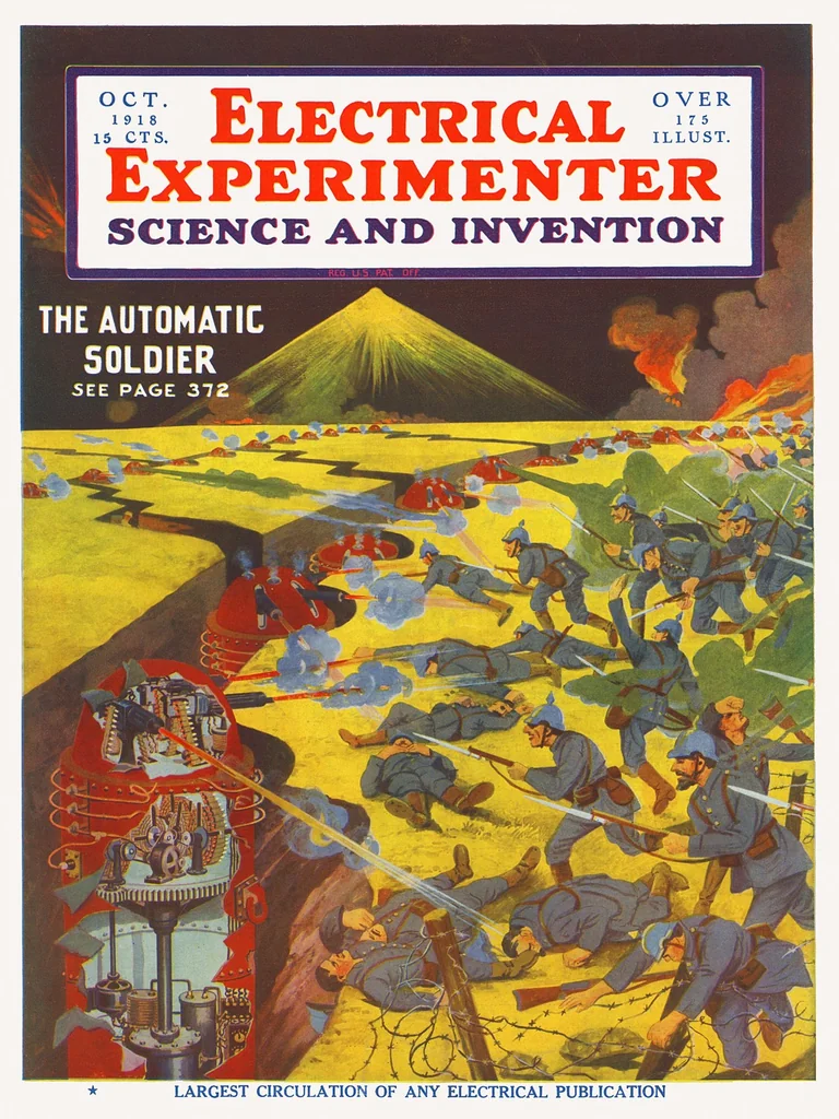 An illustration from Electrical Experimenter 1918-10, 1918, leaf 0