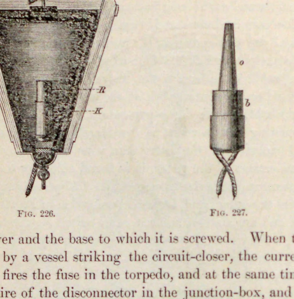 An illustration from Electrical appliances of the present day; being a report on the Paris Electrical Exhibition of 1881, 1884, leaf 244