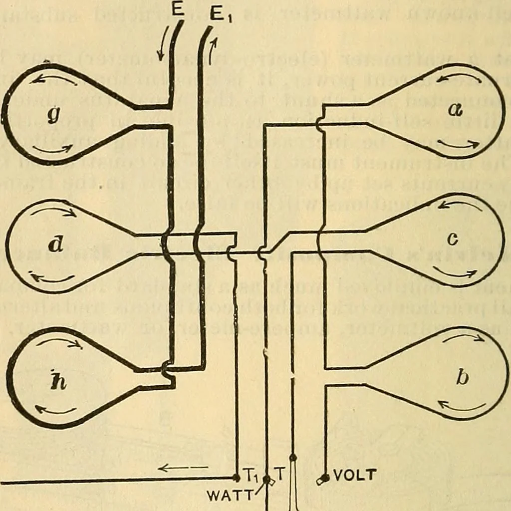 An illustration from Electrical engineer's pocket-book: a hand-book of useful data for electricians and electrical engineers, 1901, leaf 47