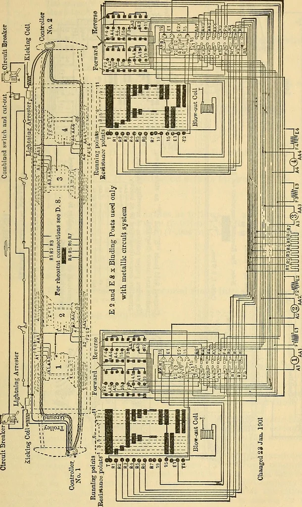 An illustration from Electrical engineer's pocket-book: a hand-book of useful data for electricians and electrical engineers, 1901, leaf 492