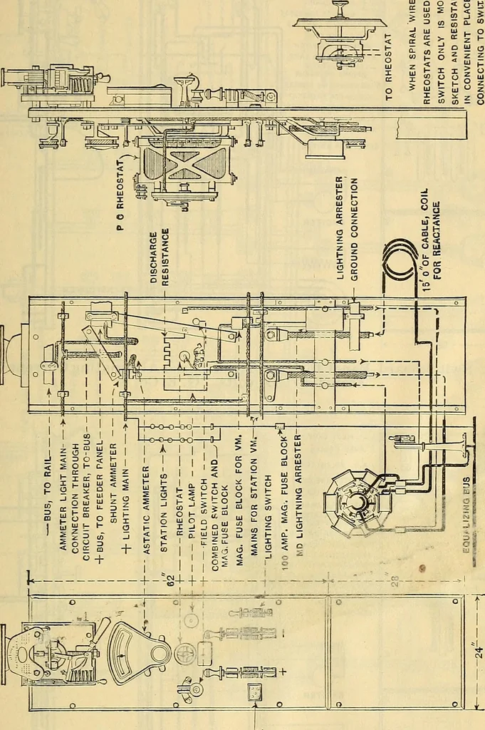 An illustration from Electrical engineer's pocket-book: a hand-book of useful data for electricians and electrical engineers, 1901, leaf 602