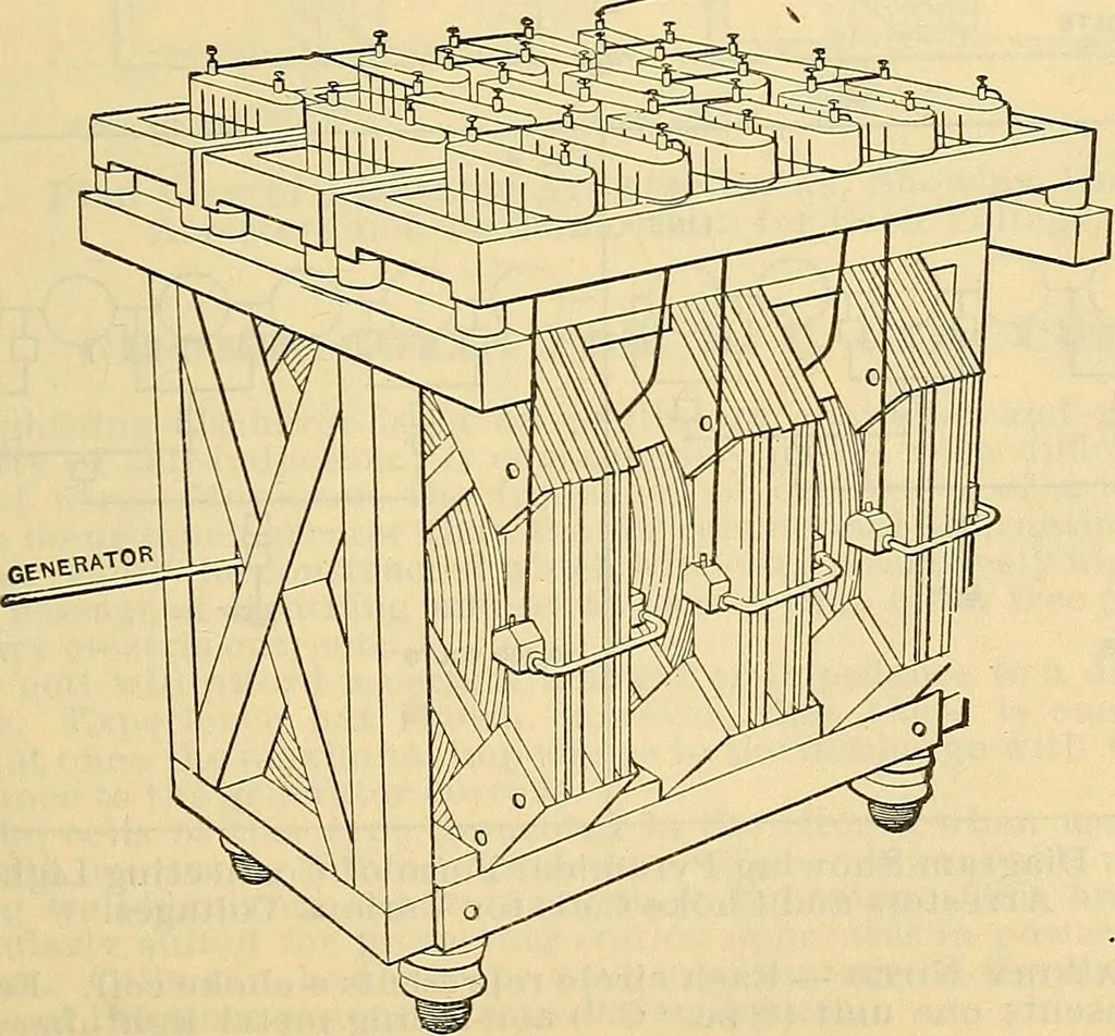 An illustration from Electrical engineer's pocket-book: a hand-book of useful data for electricians and electrical engineers, 1901, leaf 616