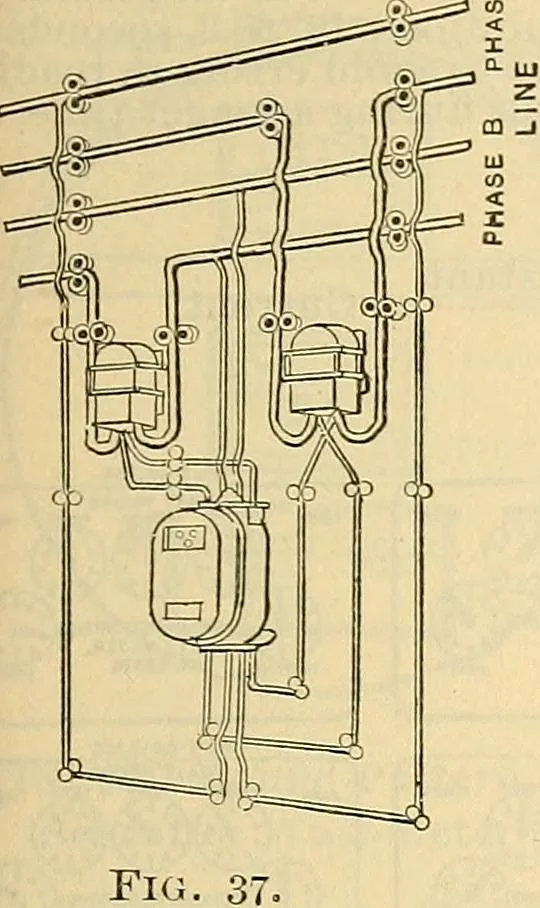 An illustration from Electrical engineer's pocket-book: a hand-book of useful data for electricians and electrical engineers, 1901, leaf 644