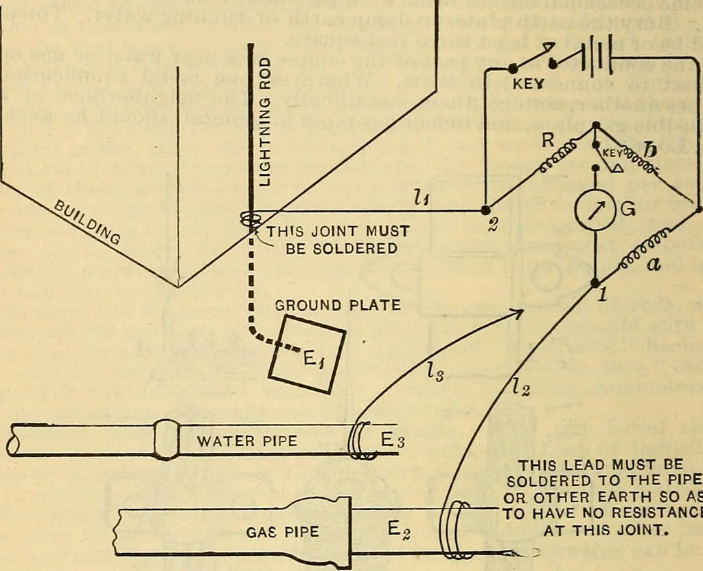 An illustration from Electrical engineer's pocket-book: a hand-book of useful data for electricians and electrical engineers, 1901, leaf 717