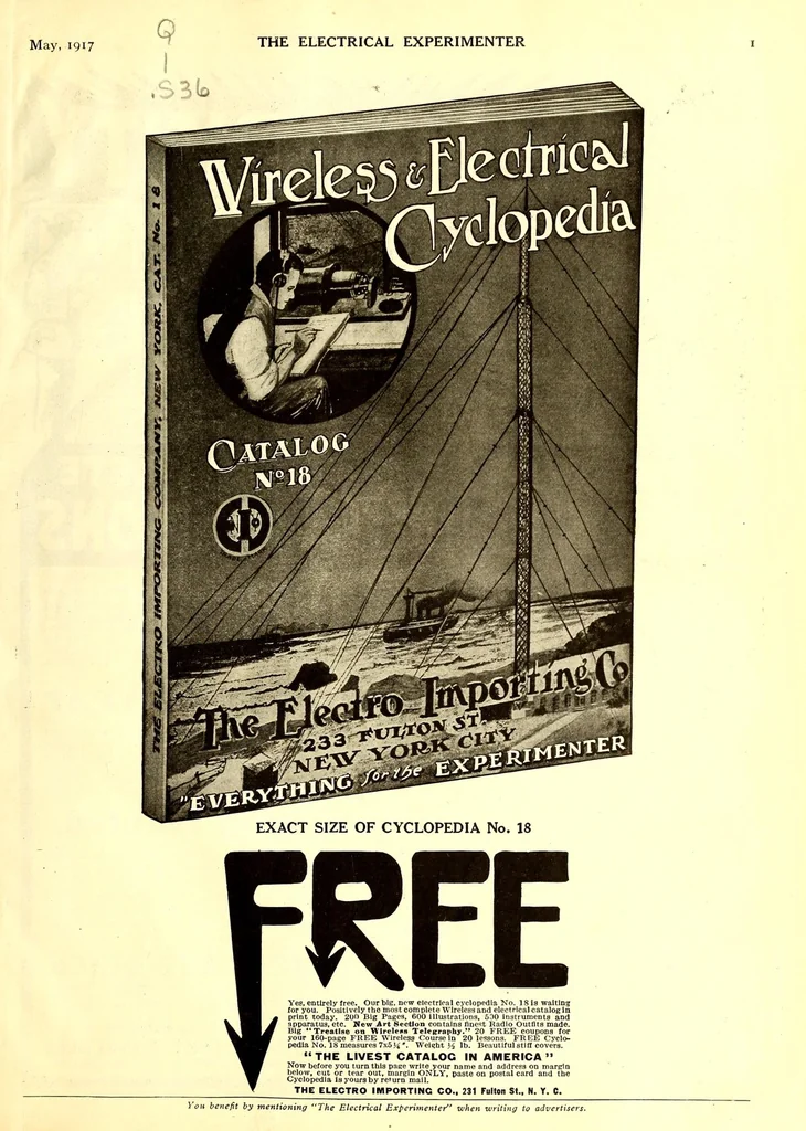 An illustration from The Electrical experimenter, 1913, leaf 11