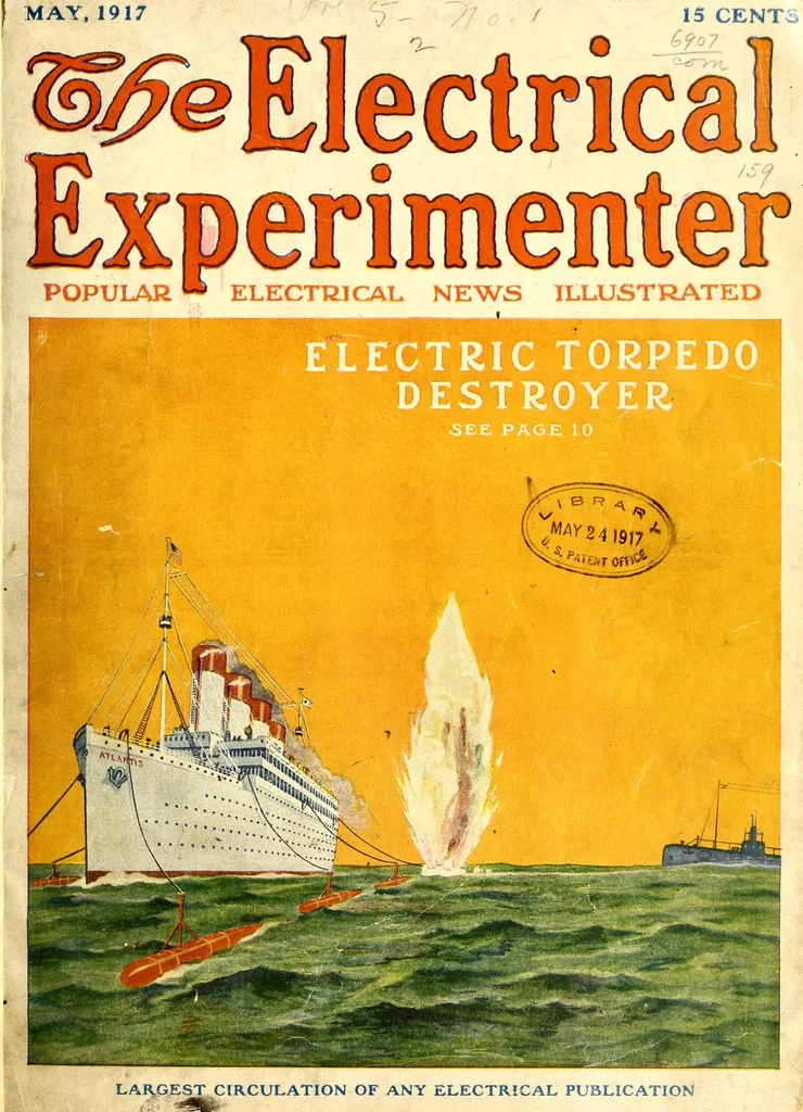 An illustration from The Electrical experimenter, 1913, leaf 9