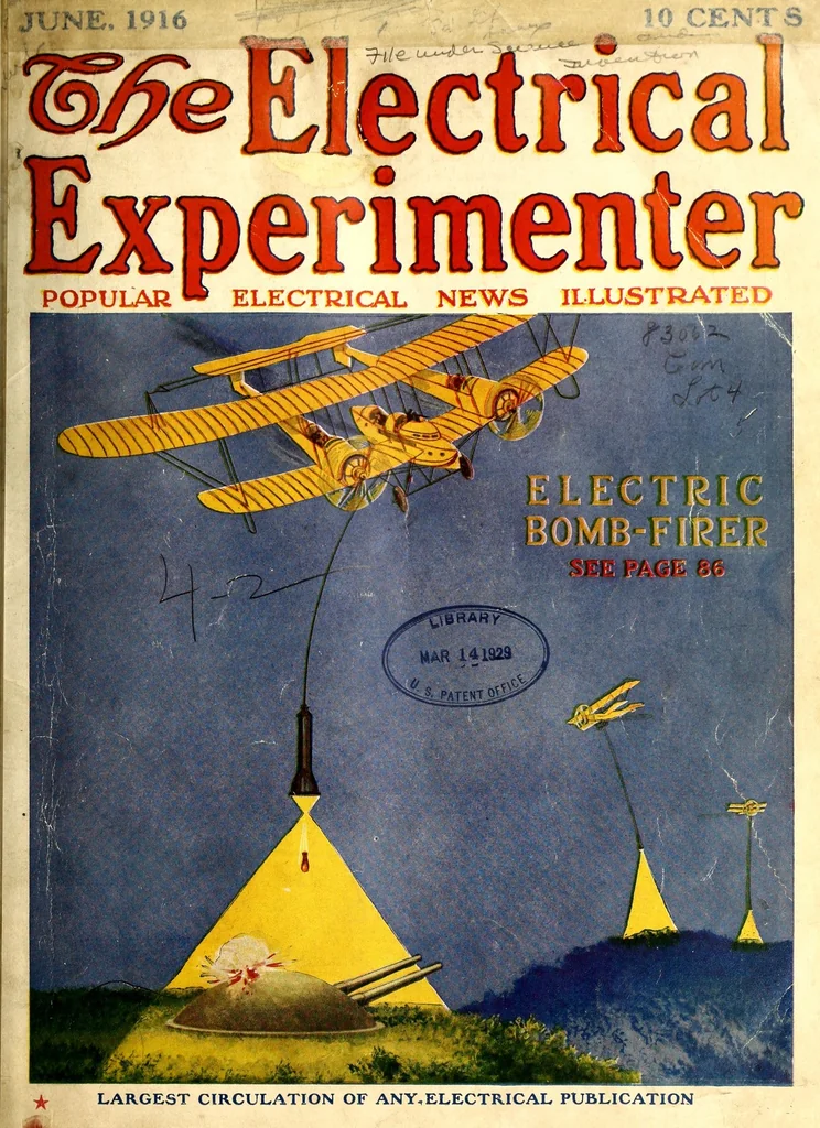 An illustration from The Electrical experimenter, 1913, leaf 9