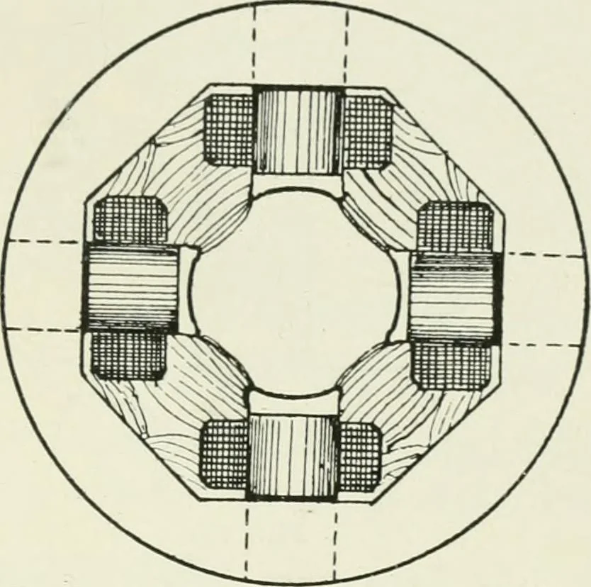 An illustration from Electrical installations of electric light, power, traction and industrial electrical machinery, 1902, leaf 116