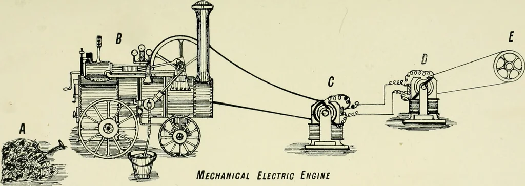 An illustration from Electrical installations of electric light, power, traction and industrial electrical machinery, 1902, leaf 120