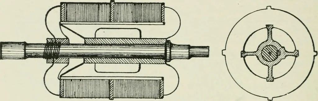 An illustration from Electrical installations of electric light, power, traction and industrial electrical machinery, 1902, leaf 129