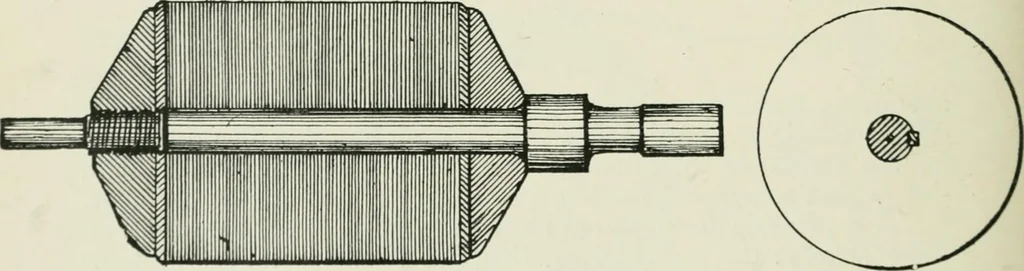 An illustration from Electrical installations of electric light, power, traction and industrial electrical machinery, 1902, leaf 129