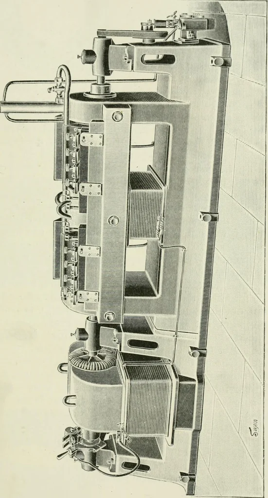 An illustration from Electrical installations of electric light, power, traction and industrial electrical machinery, 1902, leaf 132