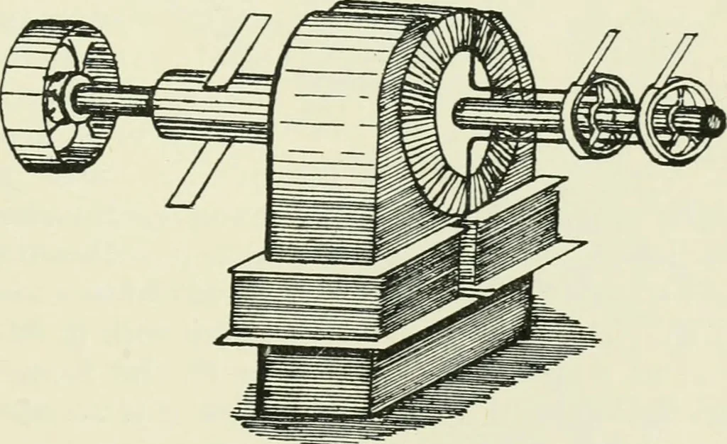 An illustration from Electrical installations of electric light, power, traction and industrial electrical machinery, 1902, leaf 138