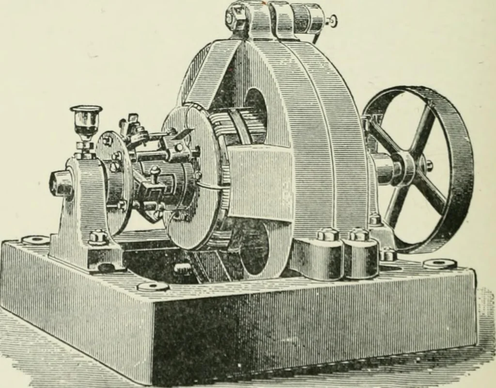 An illustration from Electrical installations of electric light, power, traction and industrial electrical machinery, 1902, leaf 149