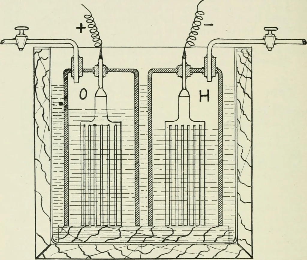 An illustration from Electrical installations of electric light, power, traction and industrial electrical machinery, 1902, leaf 183