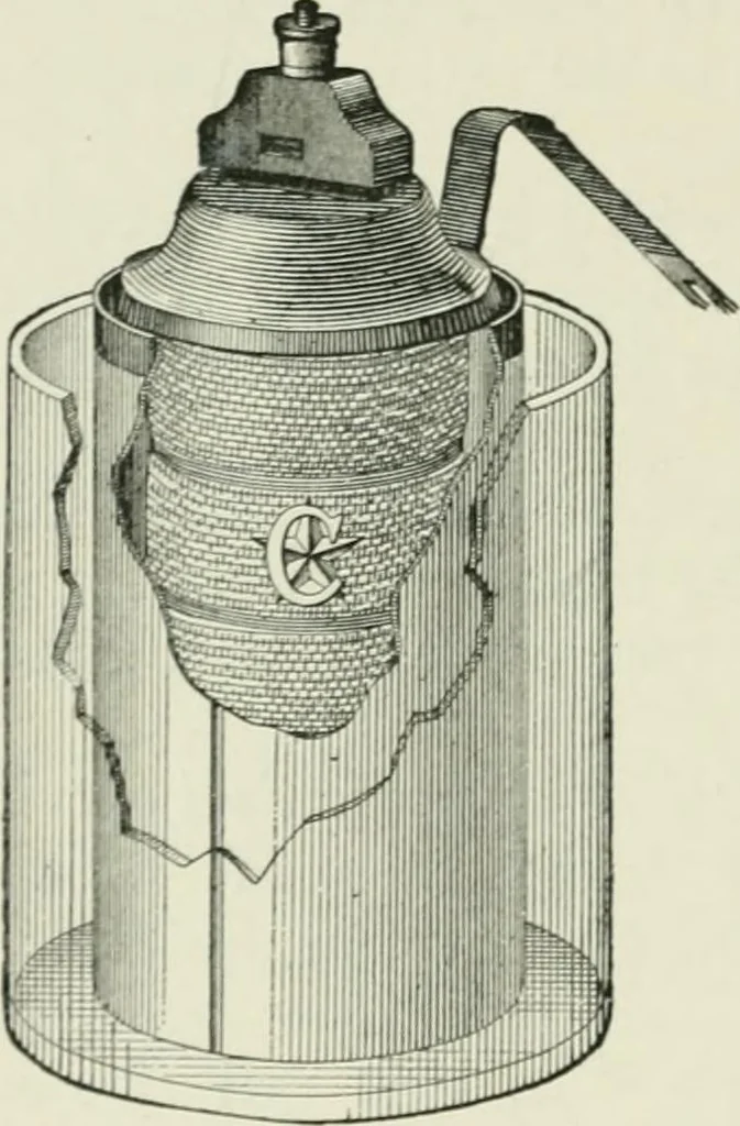 An illustration from Electrical installations of electric light, power, traction and industrial electrical machinery, 1902, leaf 185